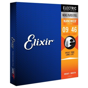 ELIXIR 009-046 ELECTRIC GUITAR SUPER LIGHT ANTI-RUST 12027